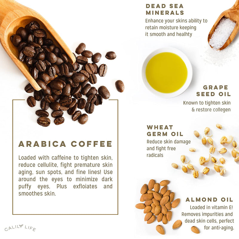 Arabica Coffee Scrub w/ Dead Sea Minerals