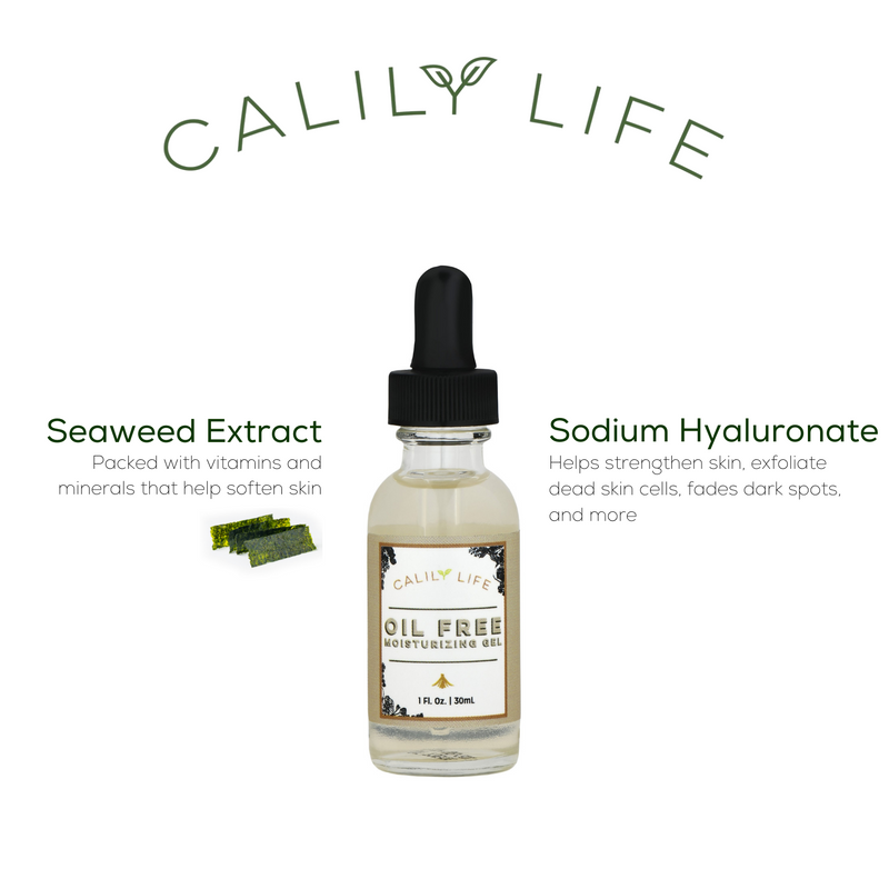 Oil Free Moisturizing Gel w/Sodium Hyaluronate and Seaweed Extract